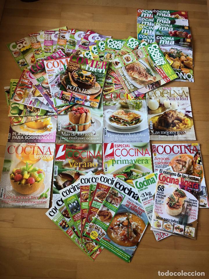 Collectionnisme de Revues et Journaux: Lote de 46 revistas de cocina