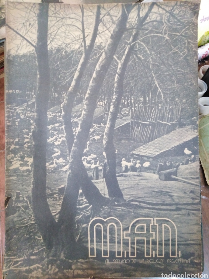 Coleccionismo de Revistas y Peri&oacute;dicos: M.A.N-AL SERVICIO DE LA RIQUEZA ARGENTINA,N&deg;38Y39 MAYO JUNIO 1940,MONOGRAFICO A COLOR,MUY RARA