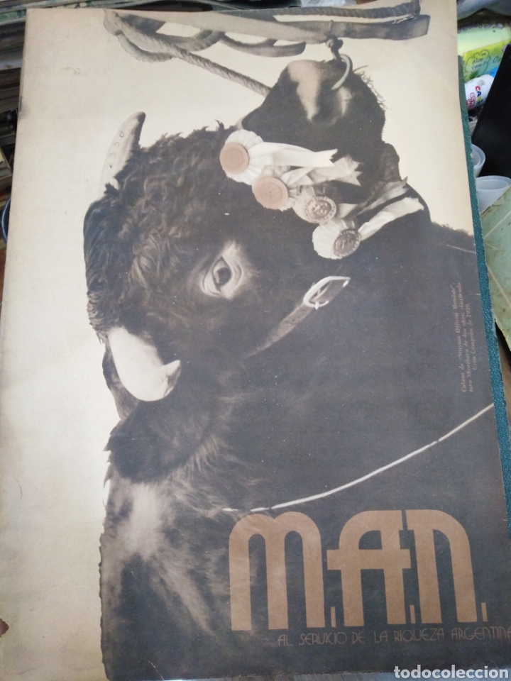 Sammeln von Zeitschriften und Zeitungen: M.A.N-AL SERVICIO DE LA RIQUEZA ARGENTINA-N&deg;28Y29-JULIO Y AGOSTO 1939,MONOGRAFICO A COLOR,MUY RARO