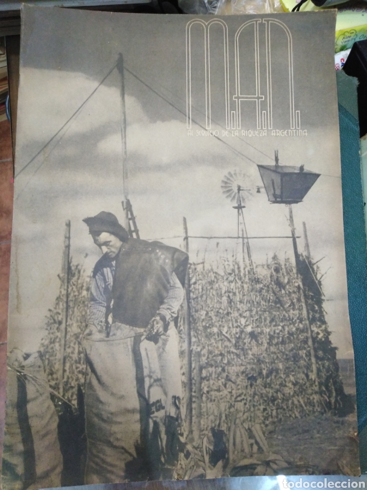 Sammeln von Zeitschriften und Zeitungen: M.A.N-AL SERVICIO DE LA RIQUEZA ARGENTINA-N&deg;36Y37-MARZO Y ABRIL 1940-MONOGRAFICO A COLOR,MUY RARO
