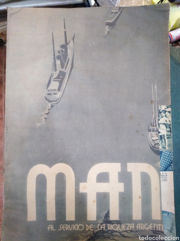 Collection Magazines and Newspapers: M.A.N-AL SERVICIO DE LA RIQUEZA ARGENTINA-N&deg;26Y27-MAYO JUNIO 1939,MONOGRAFICO A COLOR,MUY RARO
