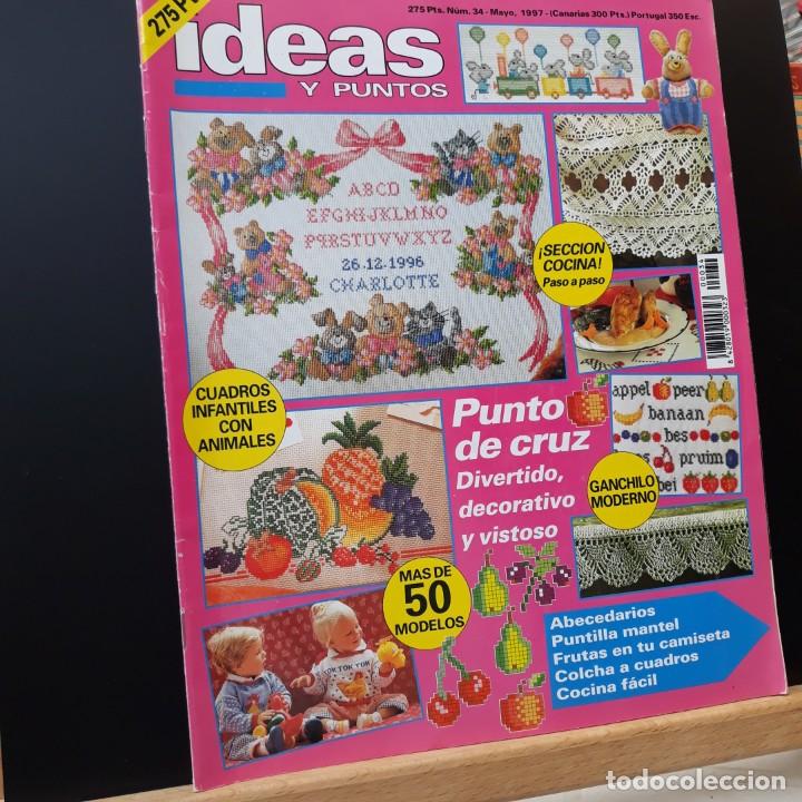 Collectionnisme de Revues et Journaux: IDEAS Y PUNTOS N&ordm; 34 - PUNTO DE CRUZ
