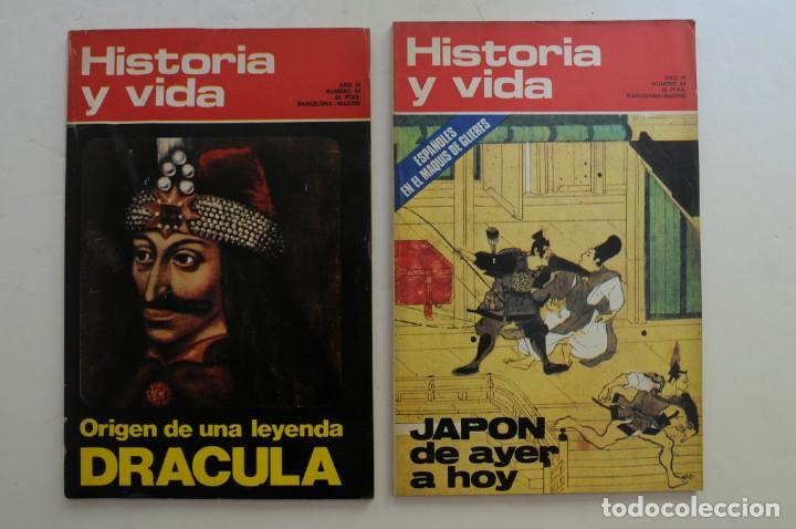 Coleccionismo de Revistas y Peri&oacute;dicos: HISTORIA Y VIDA: La leyenda de Dracula y Japon de ayer a hoy