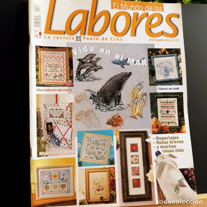 Coleccionismo de revistas y peri&oacute;dicos: EL MUNDO DE LAS LABORES N&Uacute;MERO 6 - PUNTO DE CRUZ