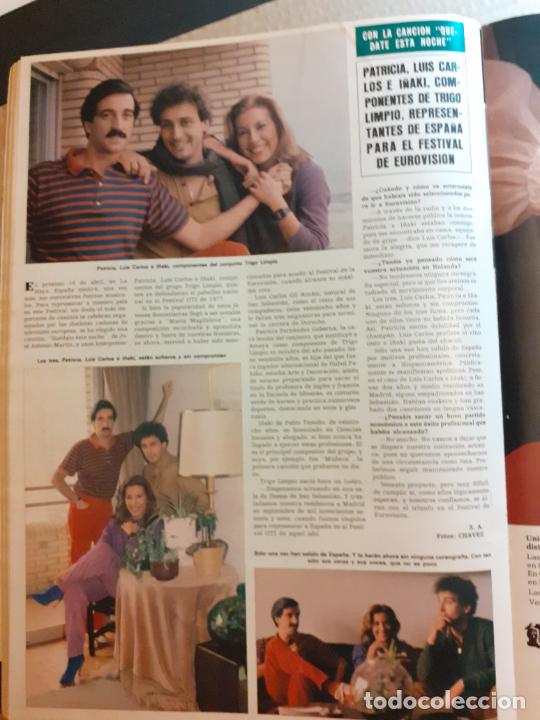 Coleccionismo de Revistas y Peri&oacute;dicos: trigo limpio eurovision oti
