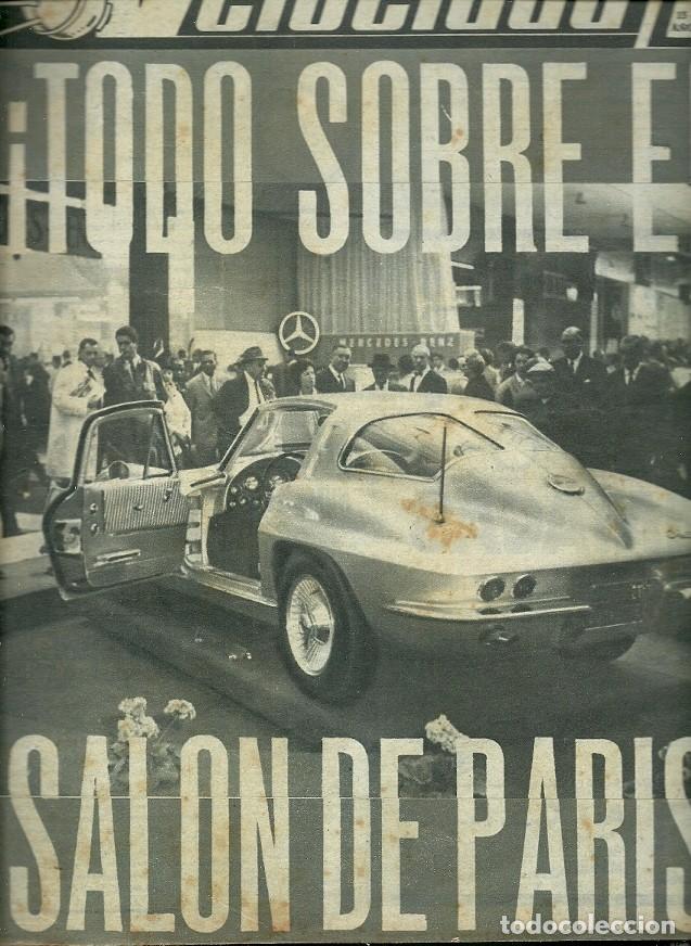 Coleccionismo de Revistas y Peri&oacute;dicos: REVISTA GRAFICA DEL MOTOR VELOCIDAD N&ordm; 64 TODOS SOBRE EL SALON DE PARIS