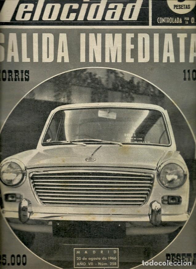 Coleccionismo de Revistas y Peri&oacute;dicos: REVISTA GRAFICA DEL MOTOR VELOCIDAD N&ordm; 258 SALIDA INMEDIATA MORRIS 1400