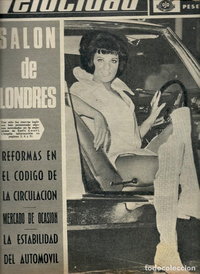 Coleccionismo de Revistas y Peri&oacute;dicos: REVISTA GRAFICA DEL MOTOR VELOCIDAD N&ordm; 268 SALON DE LONDRES I TROFEO MONTJUICH