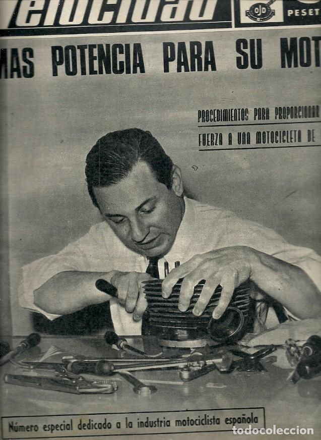 Coleccionismo de Revistas y Peri&oacute;dicos: REVISTA GRAFICA DEL MOTOR VELOCIDAD N&ordm; 283 MAS POTENCIA PARA SU MOTO