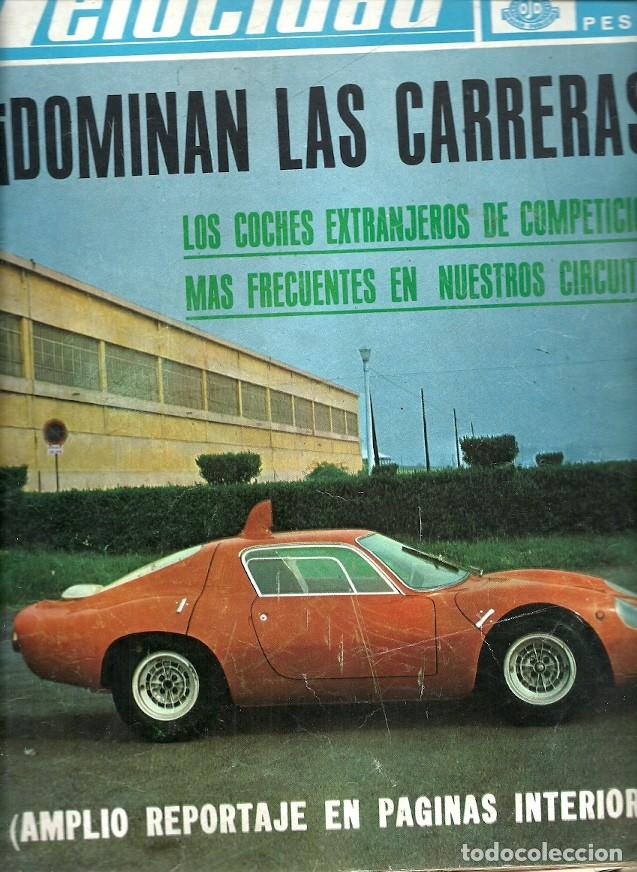 Coleccionismo de Revistas y Peri&oacute;dicos: REVISTA GRAFICA DEL MOTOR VELOCIDAD N&ordm; 355 DOMINAN LAS CARRERAS LOS COCHES EXTRANJEROS