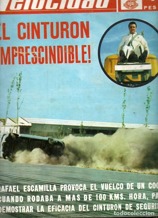 Coleccionismo de Revistas y Peri&oacute;dicos: REVISTA GRAFICA DEL MOTOR VELOCIDAD N&ordm; 358 EL CINTURON IMPRESCINDIBLE
