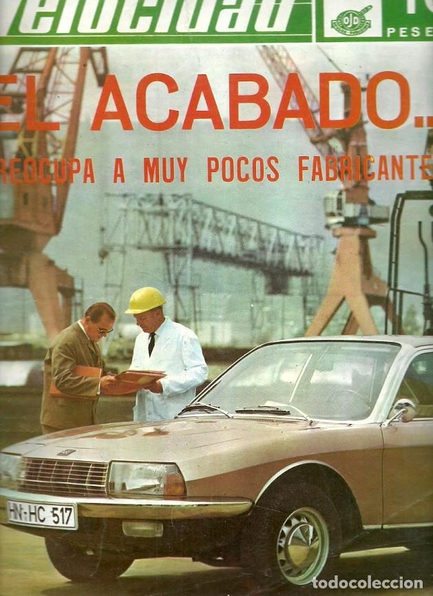 Coleccionismo de Revistas y Peri&oacute;dicos: REVISTA GRAFICA DEL MOTOR VELOCIDAD N&ordm; 361 EL ACABADO PREOCUPA A MUY POCOS FABRICANTES