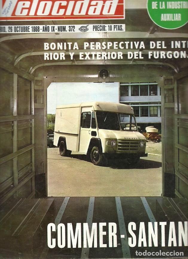 Coleccionismo de Revistas y Peri&oacute;dicos: REVISTA GRAFICA DEL MOTOR VELOCIDAD N&ordm; 372 COMMER SANTANA