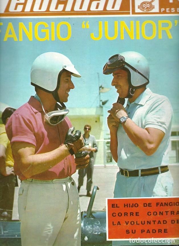 Coleccionismo de Revistas y Peri&oacute;dicos: REVISTA GRAFICA DEL MOTOR VELOCIDAD N&ordm; 389 FANGIO JUNIORN RENAULT 10 PARA LA GUARDIA CIVIL DE TRAFIC