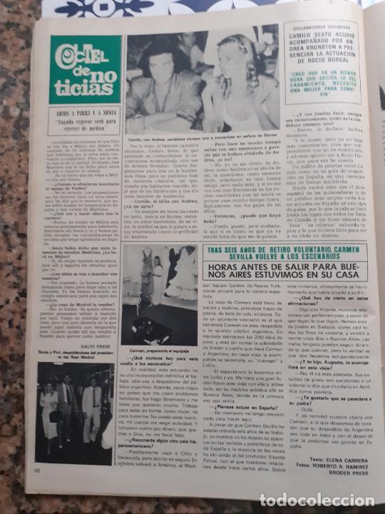 Coleccionismo de Revistas y Peri&oacute;dicos: camilo sesto pirri sonia bruno carmen sevilla
