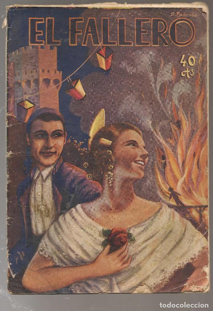 Coleccionismo de Revistas y Peri&oacute;dicos: EL FALLERO, 1935, fallero FALLAS recorte hoja publicidad,