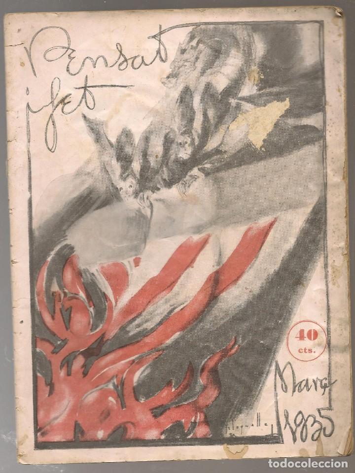 Coleccionismo de revistas y peri&oacute;dicos: PENSAT I FET 1935 n&ordm; 29, fallero FALLAS oferta