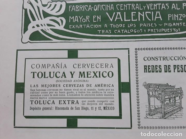 Collection Magazines and Newspapers: COMPA&Ntilde;IA CERVECERA TOLUCA Y MEXICO LAS MEJORES CERVEZAS DE AMERICA TOLUCA EXTRA HOJA A&Ntilde;O 1906