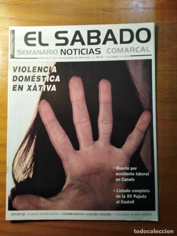 Coleccionismo de revistas y peri&oacute;dicos: Magazine - El S&aacute;bado - Noticias Comarcal - X&agrave;tiva - n&ordm; 3 del a&ntilde;o 2000