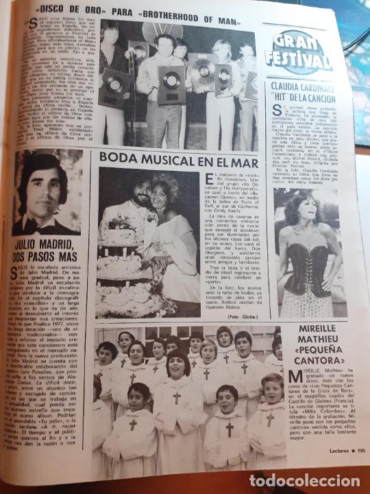 Collezionismo di Riviste e Giornali: JULIO MADRID MIREILLE MATHIEU BO DONALDSON CLAUDIA CARDINALE BROTHERHOOD OF MAN
