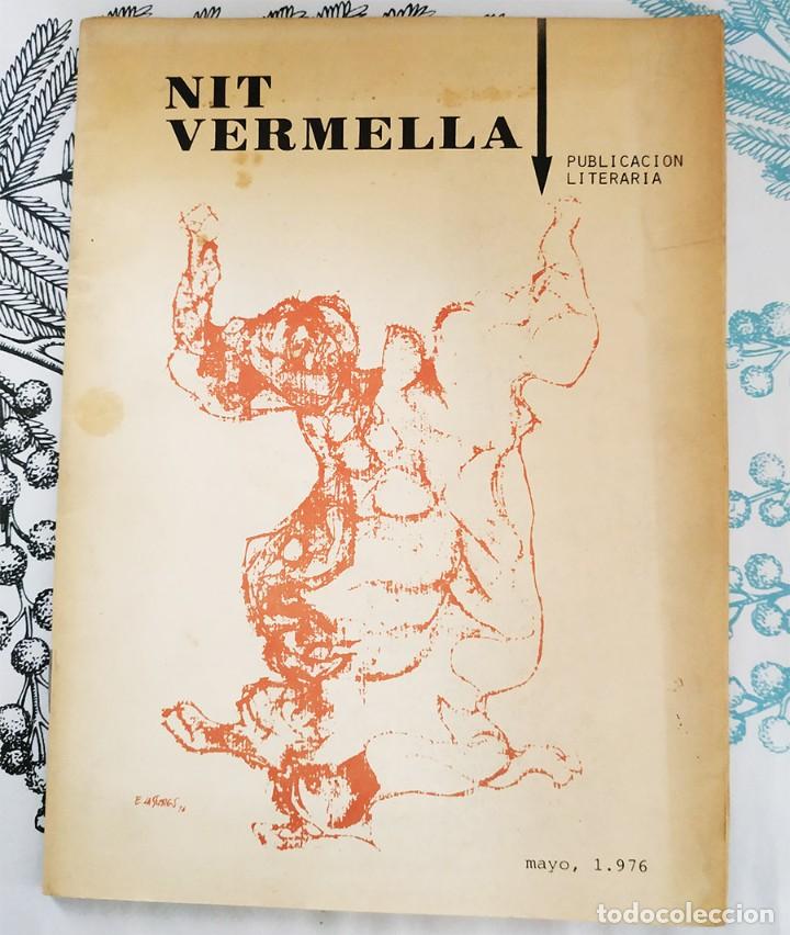Coleccionismo de revistas y peri&oacute;dicos: NIT VERMELLA PUBLICACION LITERARIA ALICANTE 1976 RUSTICA 44 PAGINAS