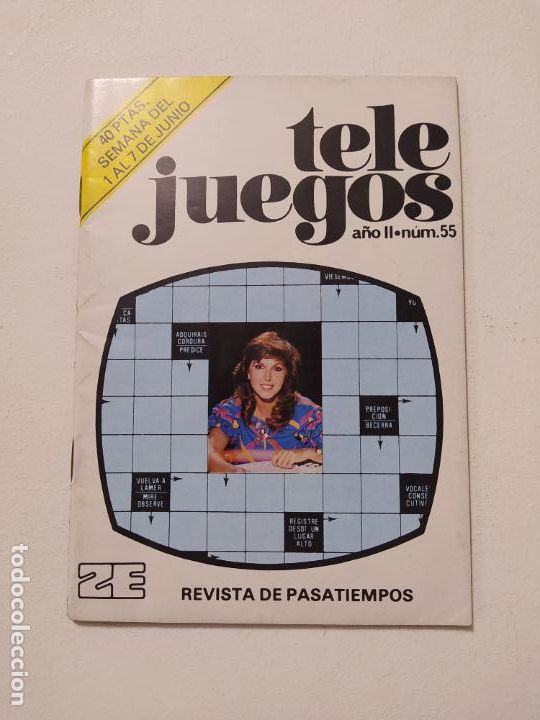 Sammeln von Zeitschriften und Zeitungen: TELE JUEGOS N&ordm; 55. A&Ntilde;O II. REVISTA DE PASATIEMPOS. TDKP16