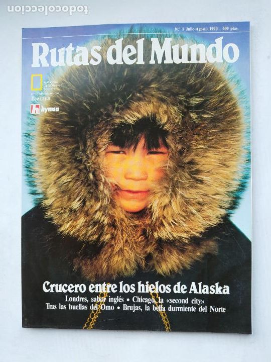 Coleccionismo de revistas y peri&oacute;dicos: RUTAS DEL MUNDO N&ordm; 8. JULIO 1990. CRUCERO ENTRE LOS HIELOS DE ALASKA. TDKC77