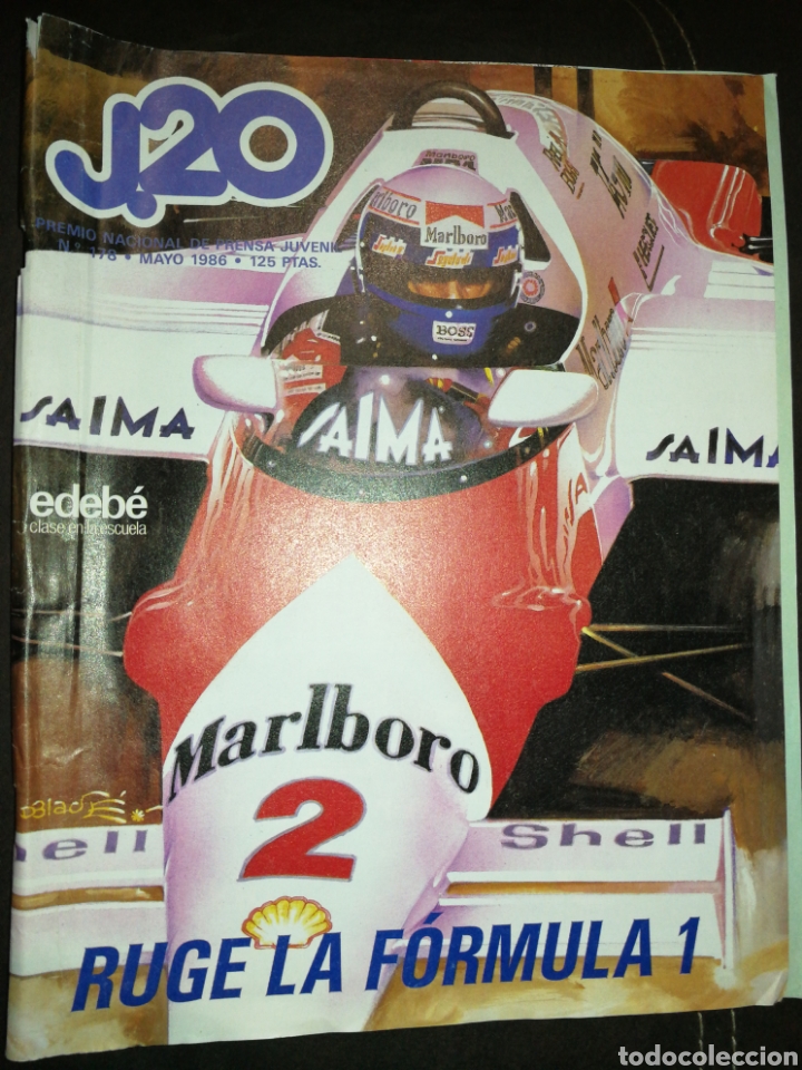 Collezionismo di Riviste e Giornali: A&Ntilde;O 1986,REVISTA J. 20,PREMIO NACIONAL PRENSA JUVENIL, F&Oacute;RMULA 1,