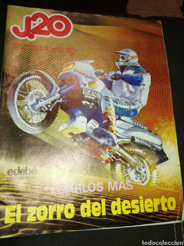 Collezionismo di Riviste e Giornali: A&Ntilde;O 1987,REVISTA J. 20,PREMIO NACIONAL PRENSA JUVENIL,CARLOS MAS, EL ZORRO DEL DESIERTO. ,