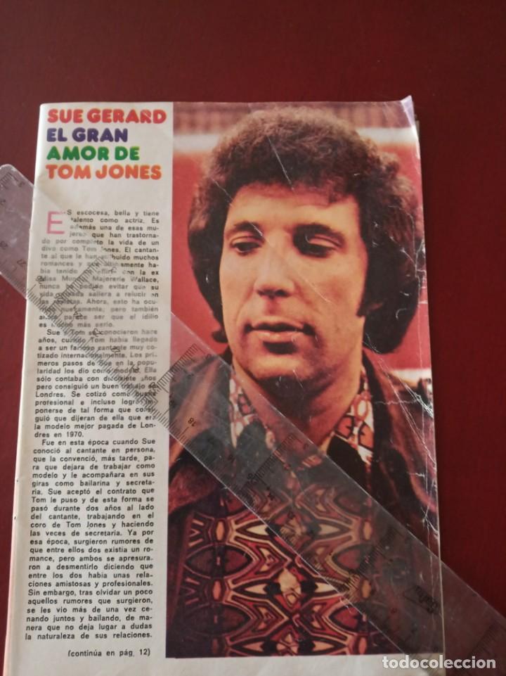 Coleccionismo de Revistas y Peri&oacute;dicos: reportaje revista pronto - n&ordm; 102 - 1974 - tom jones -