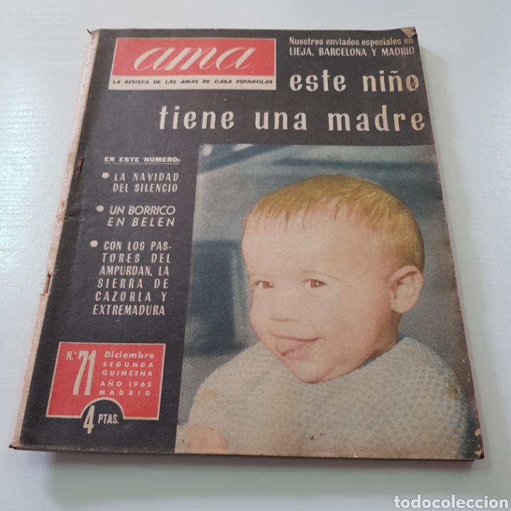 Coleccionismo de Revistas y Peri&oacute;dicos: REVISTA AMA N&deg; 71 DICIEMBRE 1962
