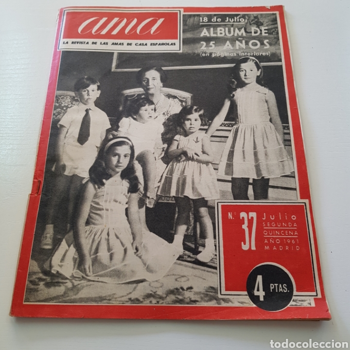 Coleccionismo de Revistas y Peri&oacute;dicos: REVISTA AMA N&deg; 37 JULIO 1961