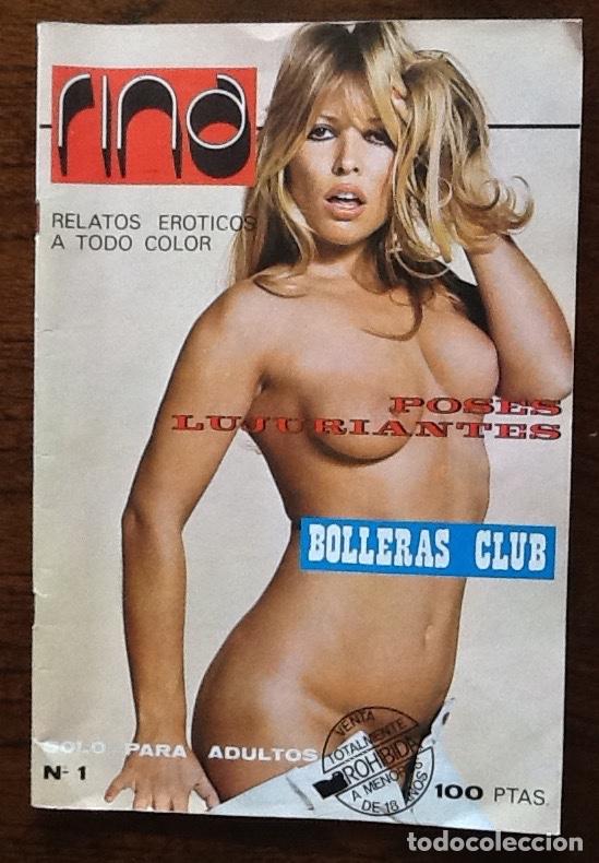 Coleccionismo de revistas y peri&oacute;dicos: RINA NUMERO 1. 1978, FOTOS-RELATOS EROTICOS.. ENVIO INCLUIDO.