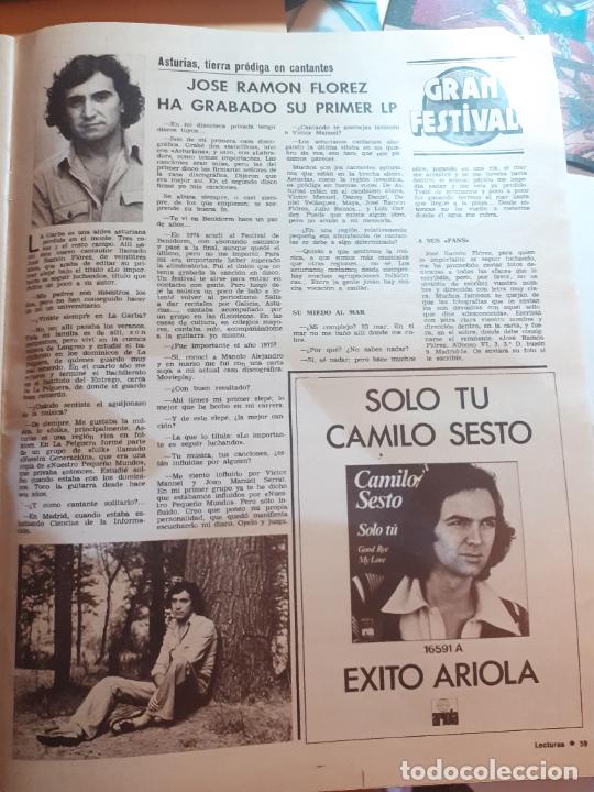 Coleccionismo de revistas y peri&oacute;dicos: camilo sesto jose ramon florez