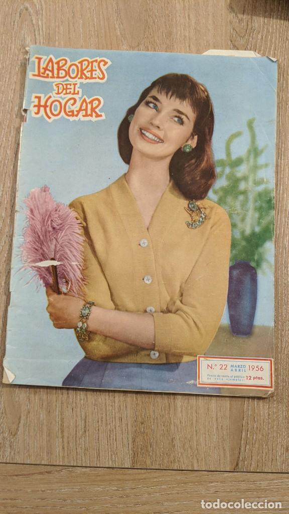 Collezionismo di Riviste e Giornali: ANTIGUA REVISTA &laquo;LABORES DEL HOGAR&raquo; N&ordm; 22 A&Ntilde;O 1956