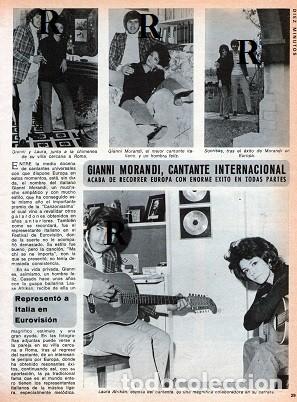 Coleccionismo de Revistas y Peri&oacute;dicos: SCANS gianni morandi EUROVISION