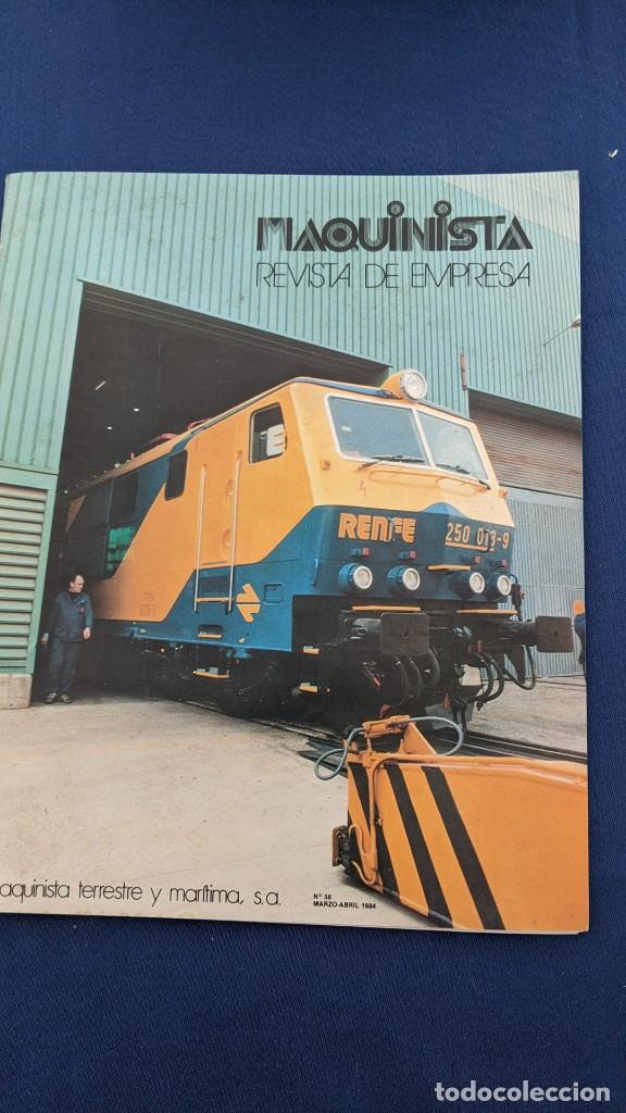 Colecionismo de Revistas e Jornais: REVISTA EMPRESA MAQUINISTA N&ordm; 58 A&Ntilde;O 1984