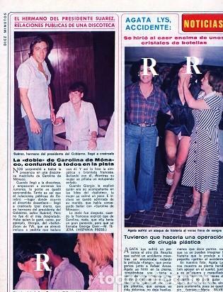 Sammeln von Zeitschriften und Zeitungen: SCANS AGATA LYS GIORGIO BALLET ZOOM LA DOBLE DE CAROLINA DE MONACO