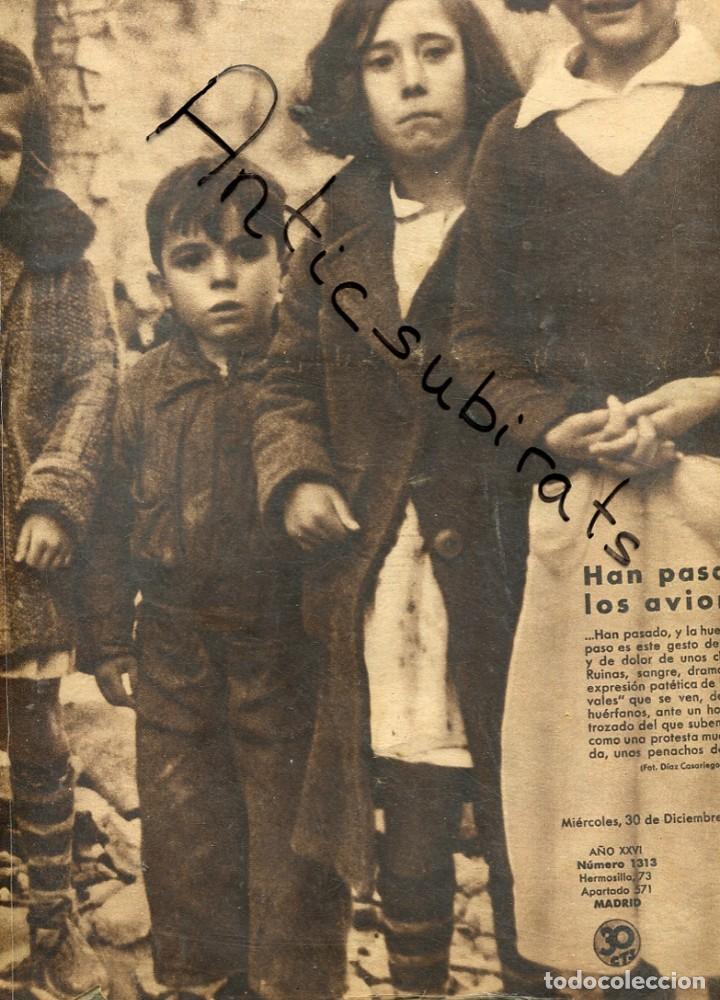 Coleccionismo de Revistas y Peri&oacute;dicos: MUNDO GRAFICO A&Ntilde;O 1936 1313 GUERRA CIVIL NI&Ntilde;OS REFUGIADOS BOMBARDEADOS DE BARCELONA