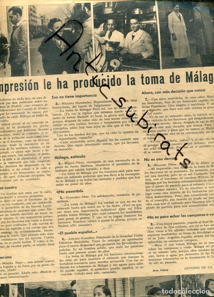 Collezionismo di Riviste e Giornali: REVISTA A&Ntilde;O 1937 GUERRA CIVIL LA TOMA DE MALAGA MIKEY MOUSE MILICIANAS MADRILE&Ntilde;AS BATALLON ALERTAS
