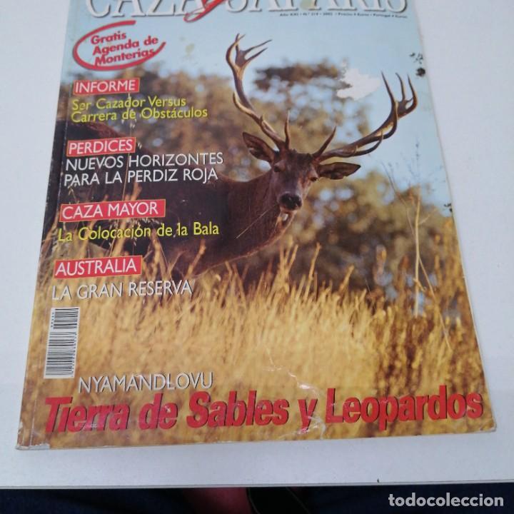 Coleccionismo de revistas y peri&oacute;dicos: Revista de CAZA y SAFARIS N&deg; 219 a&ntilde;o 2002 Nyamandlovu Perdiz roja