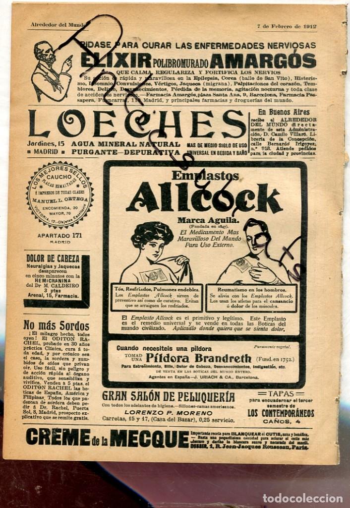 Collezionismo di Riviste e Giornali: REVISTA A&Ntilde;O 1912 URIACH CAZA DEL TIGRE CON ELEFANTES INDIA TEATRO JAPONES ACORDEON DIATONICO HUSERG