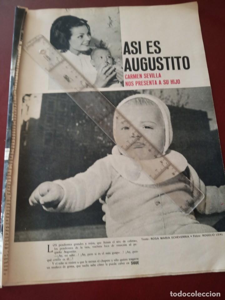Coleccionismo de Revistas y Peri&oacute;dicos: reportaje revista actualidad - carmen sevilla asi es agustito -