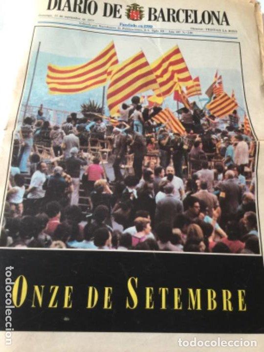 Sammeln von Zeitschriften und Zeitungen: Diario de barcelona- 11 sep. 1977