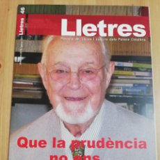 Coleccionismo de Revistas y Periódicos: REVISTA LLETRES Nº 46 (DESEMBRE 2010 / GENER 2011). Lote 219835506