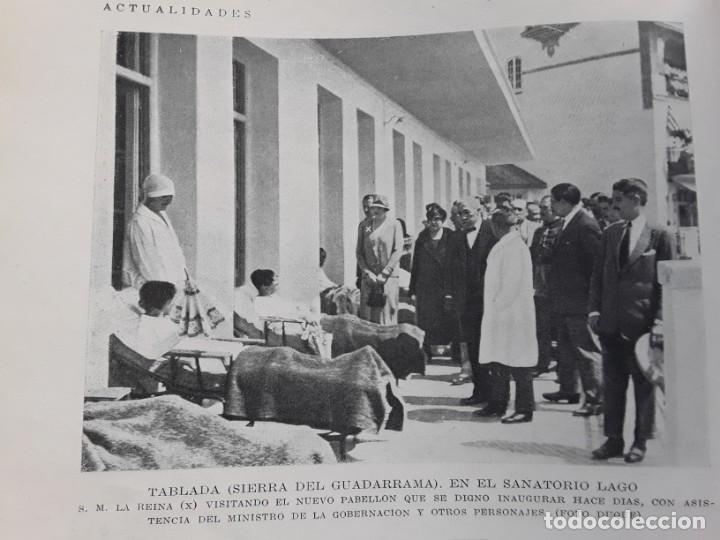 Collezionismo di Riviste e Giornali: TABLADA SIERRA GUADARRAMA SANATORIO LAGO REINA HOJA A&Ntilde;O 1927