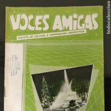 Coleccionismo de Revistas y Periódicos: VOCES AMIGAS N- 34 REVISTA DE CULTURA E INFORMACION LINGUISTICA - 1959