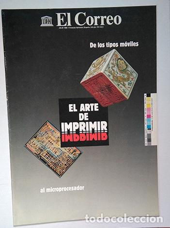 Coleccionismo de revistas y peri&oacute;dicos: El Correo de la Unesco, julio 1988 &ndash; El arte de imprimir