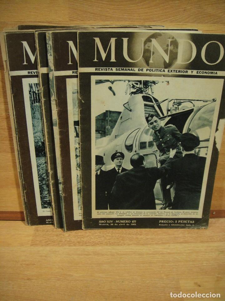 Coleccionismo de Revistas y Peri&oacute;dicos: mundo , revista de politica exterior - lote 7 numeros a&ntilde;o 1953