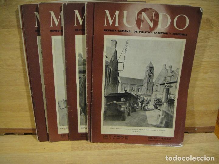 Coleccionismo de Revistas y Peri&oacute;dicos: mundo , revista de politica exterior - 8 numeros de 1944
